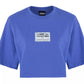 Purple Cotton Tee with Signature Logo