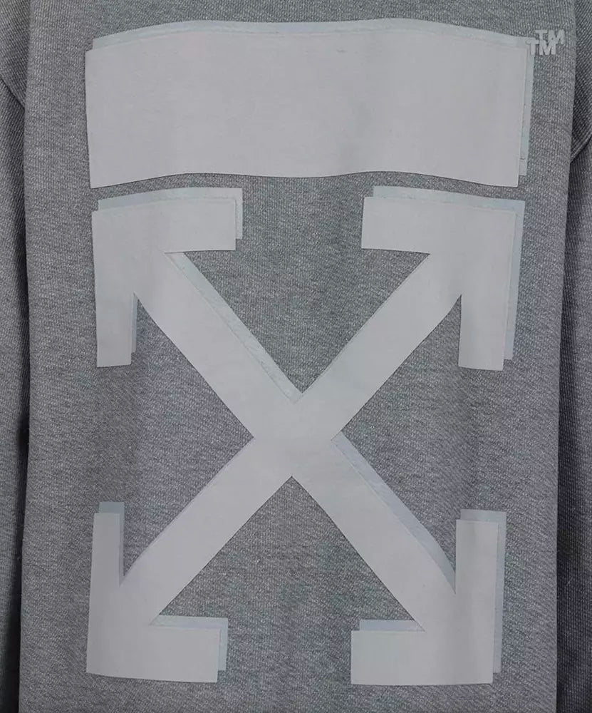 Iconic Gray Crewneck Designer Sweatshirt