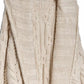 Chic Open Knit Long Dress with Front Pockets in White