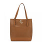 Chic Faux Leather Woven Tote with Clutch