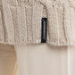 Timeless White Cable Knit Hooded Cardigan
