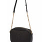 Elegant Black Faux Leather Shoulder Bag