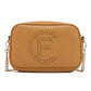 Chic Faux Leather Crossbody with Gold Accents