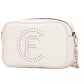 Elegant White Faux Leather Shoulder Bag