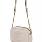 Elegant White Faux Leather Shoulder Bag