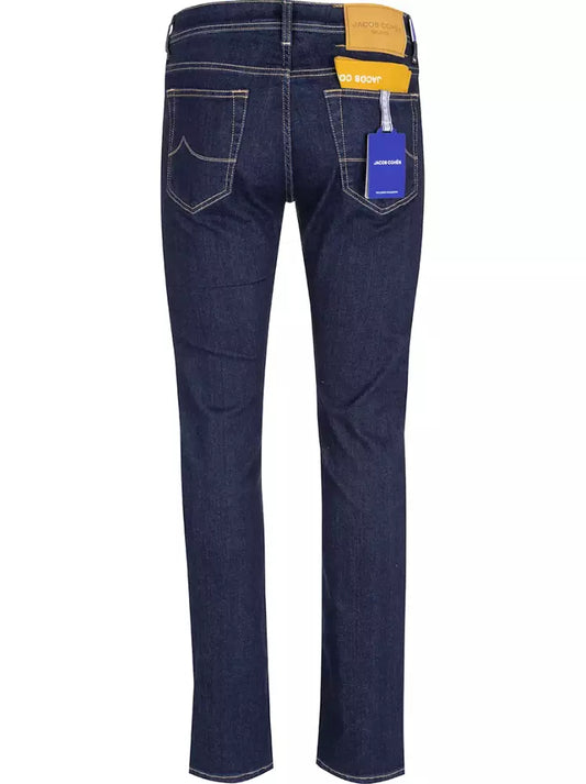 Elegant Dark Blue Bard Jeans