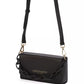 Chic Faux Leather Crossbody with Flap Closure