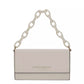 Chic White Faux Leather Crossbody Bag