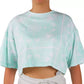 Abstract Logo Print Green Tee