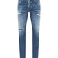Chic Distressed Denim for Sophisticated Style