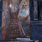 Cool Guy Distressed Tapered Jeans with Splatter Effect