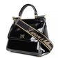 Elegant Black Sicily Shoulder Bag
