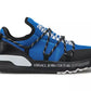 Elegant Black & Blue Nylon Sneakers