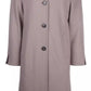 Elegant Virgin Wool Four-Button Coat