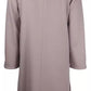 Elegant Virgin Wool Four-Button Coat