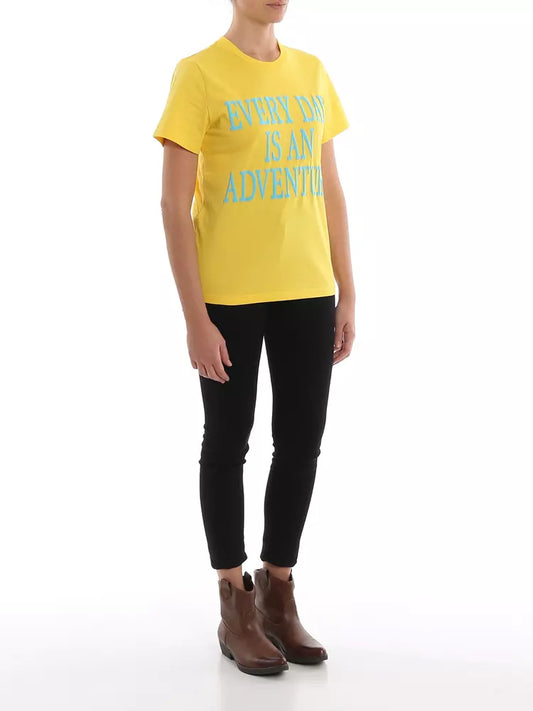 Sunshine Yellow Logo Cotton Tee