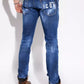 Cool Guy Distressed Tapered Jeans