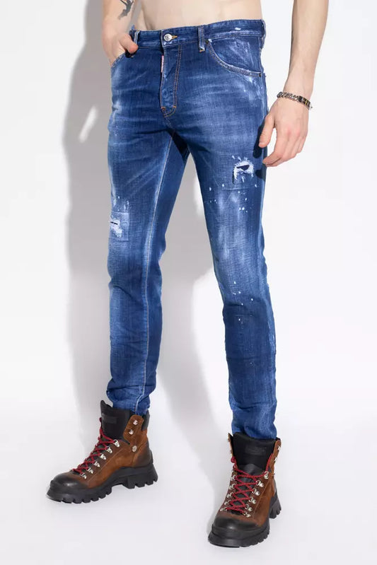 Cool Guy Distressed Tapered Jeans