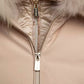 Chic High-Collar Hooded Women's Jacket with Fur