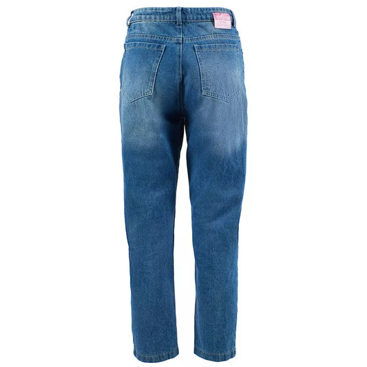 Chic High-Waisted Blue Jeans for Women