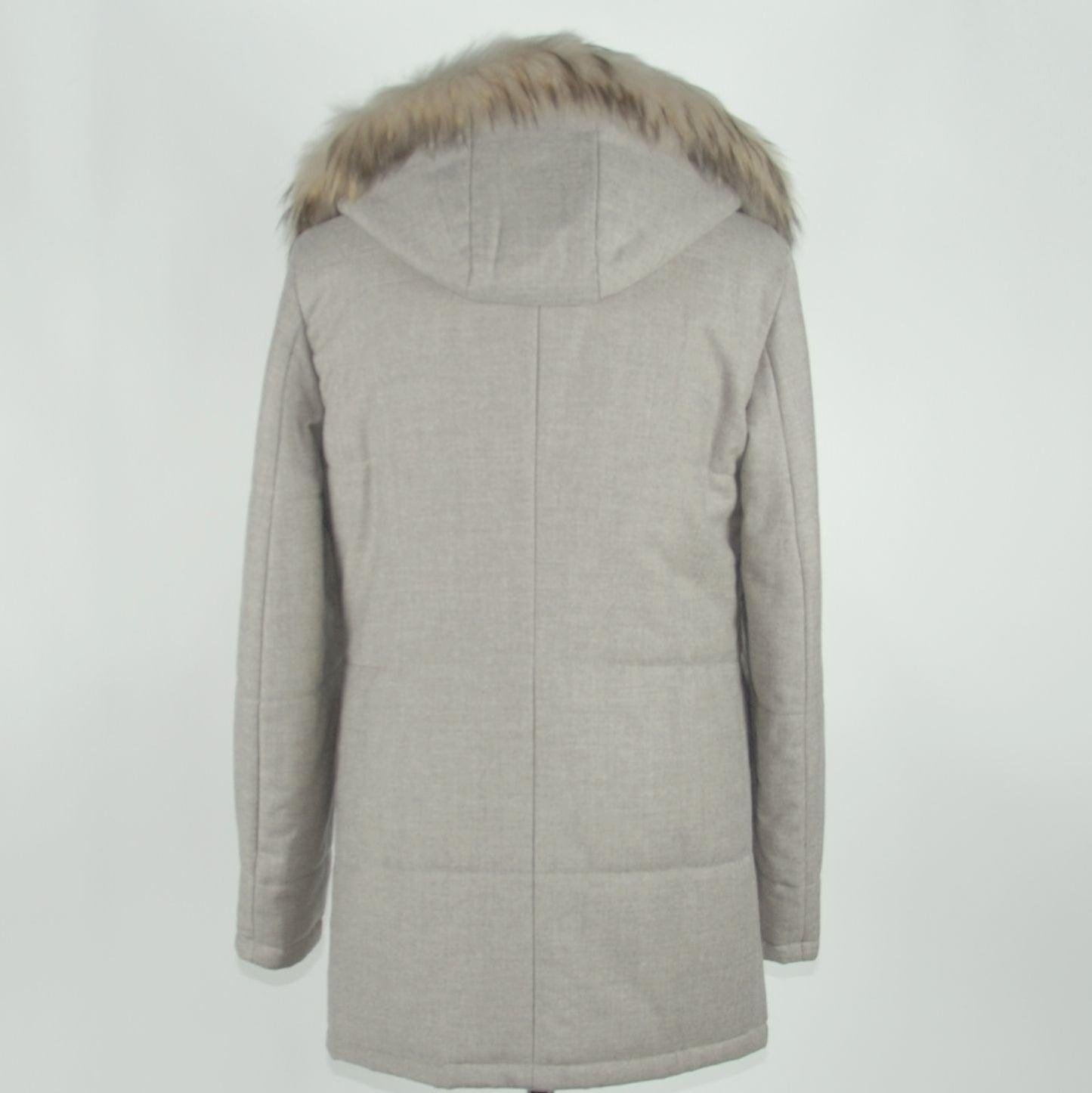 Italian Wool-Cashmere Blend Gray Jacket