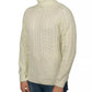 Chic Turtleneck Cable Knit Sweater