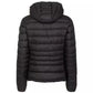 Chic Hooded Short Down Jacket in Black