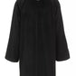 Elegant Double-Breasted Coat with Side Pockets