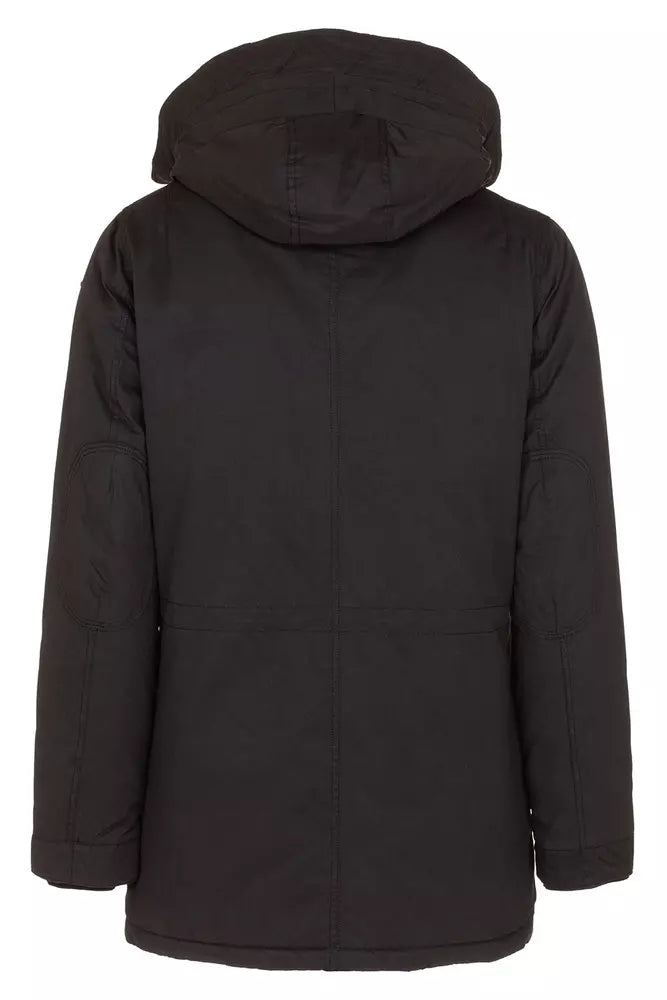 Chic Technical Hooded Men's Jacket