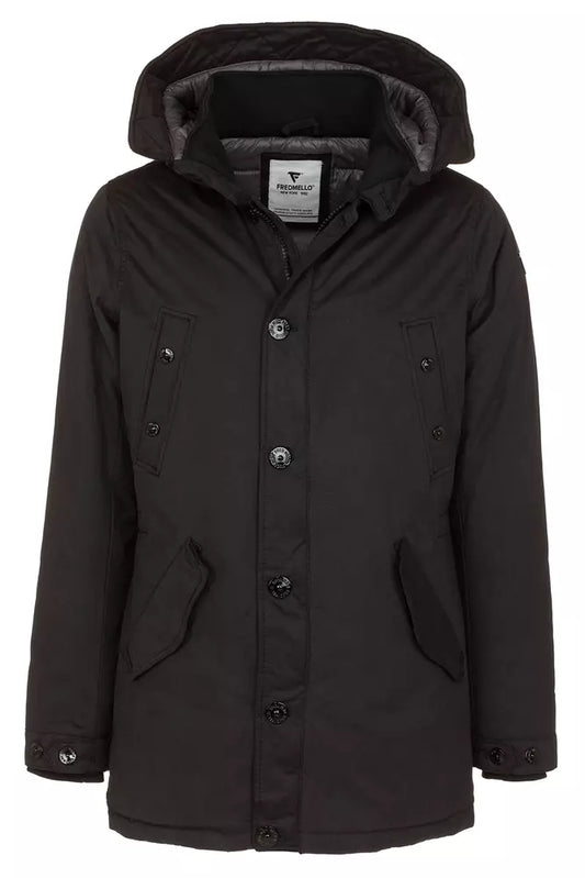 Chic Technical Hooded Men's Jacket