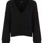 Classic V-Neck Wool Blend Sweater