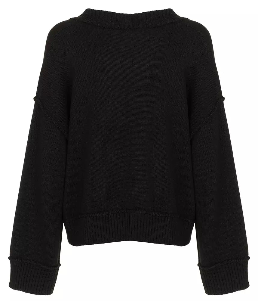 Classic V-Neck Wool Blend Sweater