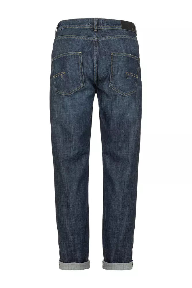 Elegant Cotton-Blend Men's Jeans