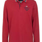 Men's Cotton Long Sleeve Polo - Vibrant Red