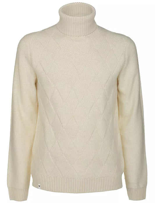 Diamond Embroidered Turtleneck Sweater