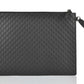 Sleek Microguccissima Leather Clutch