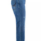 Timeless Blue Distressed Cotton Denim