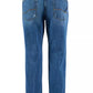 Timeless Blue Distressed Cotton Denim