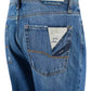 Timeless Blue Distressed Cotton Denim