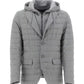 Elegant Linen Bomber Jacket with Detachable Hood
