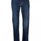 Exclusive Indigo Straight Leg Jeans with Bandana Detail