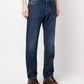 Exclusive Indigo Straight Leg Jeans with Bandana Detail