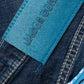 Exclusive Indigo Straight Leg Jeans with Bandana Detail