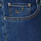 Elite Blue Nick Jeans with Silver Button Detail