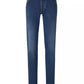 Elegant Blue Bard Jeans - Embroidered Detail