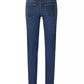 Elegant Blue Bard Jeans - Embroidered Detail