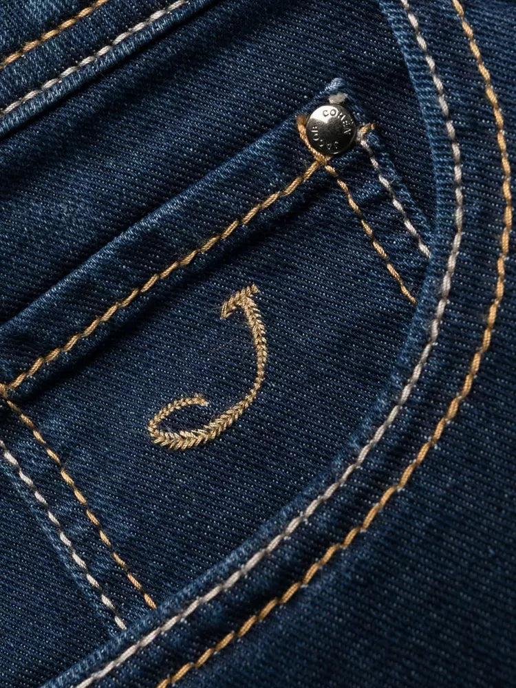 Exclusive Blue Nick Jeans with Embroidered Detail