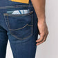Elegant Slim Fit Denim with Bandana Detail