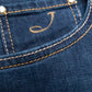 Elegant Slim Fit Denim with Bandana Detail