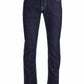 Elegant Dark Blue Slim Fit Jeans